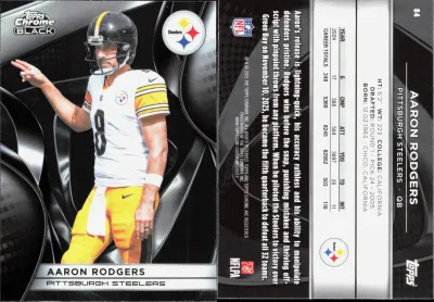 Aaron Rodgers 2025 Topps Chrome Black