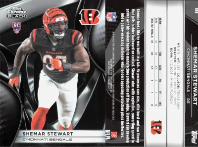 Shemar Stewart 2025 Topps Chrome Black