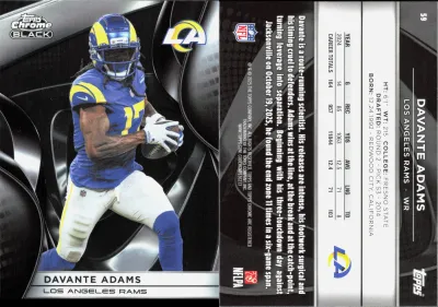 Davante Adams 2025 Topps Chrome Black