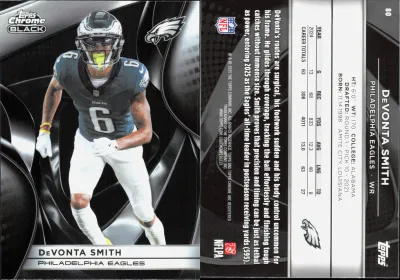 DeVonta Smith 2025 Topps Chrome Black