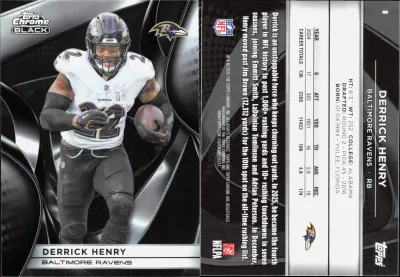 Derrick Henry 2025 Topps Chrome Black