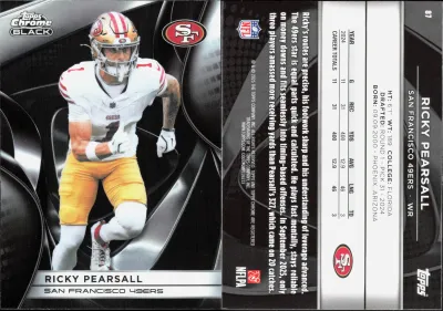 Ricky Pearsall 2025 Topps Chrome Black