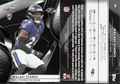 Malaki Starks 2025 Topps Chrome Black