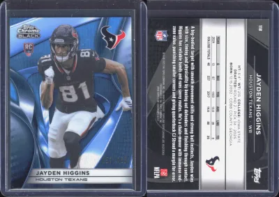 Jayden Higgins card