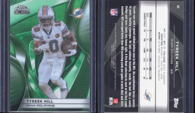 Tyreek Hill 2025 Topps Chrome Black