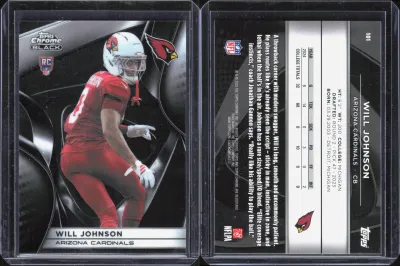 Will Johnson 2025 Topps Chrome Black