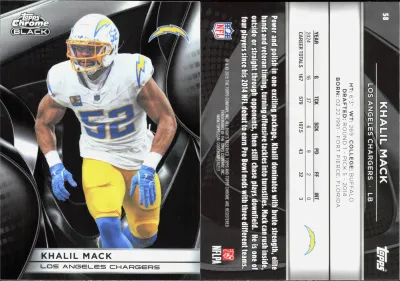 Khalil Mack 2024 Topps Chrome Black