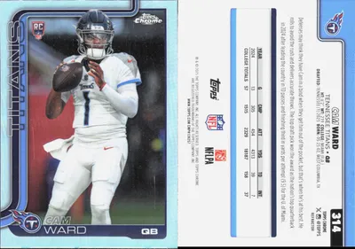 Cam Ward 2025 Topps Chrome