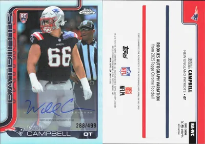 Will Campbell — 2025 Topps Chrome Refractor