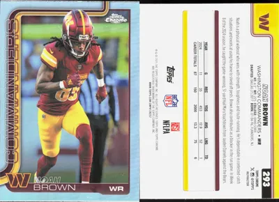Noah Brown — 2025 Topps Chrome Refractor