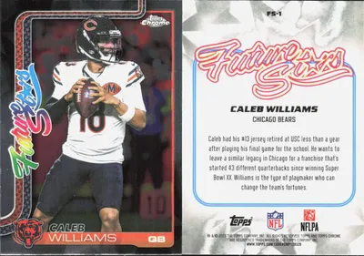 Caleb Williams 2025 Topps Chrome