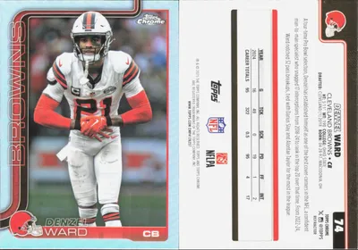 Denzel Ward — 2025 Topps Chrome Refractor