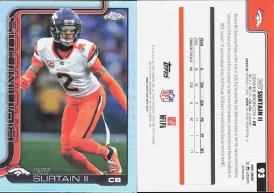 Pat Surtain II — 2025 Topps Chrome Refractor