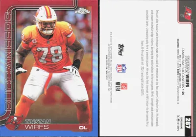 Tristan Wirfs — 2025 Topps Chrome Refractor