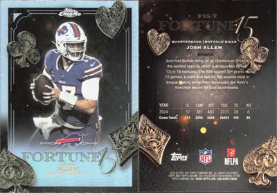 Josh Allen 2025 Topps Chrome