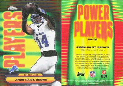 Amon-Ra St. Brown 2025 Topps Chrome