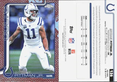 Michael Pittman Jr. 2025 Topps Chrome