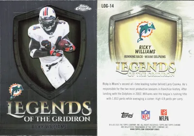 Ricky Williams card