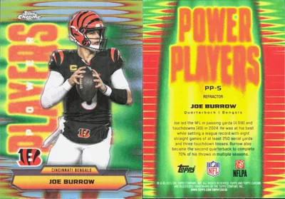 Joe Burrow 2025 Topps Chrome