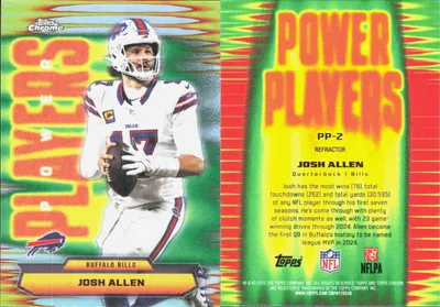 Josh Allen 2025 Topps Chrome