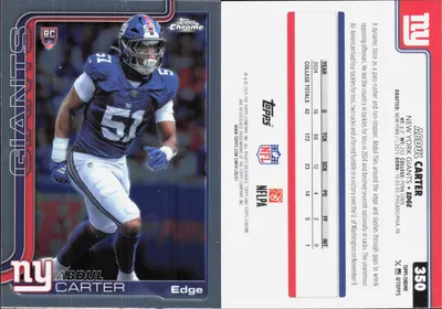 Azeez Ojulari — 2025 Topps Chrome