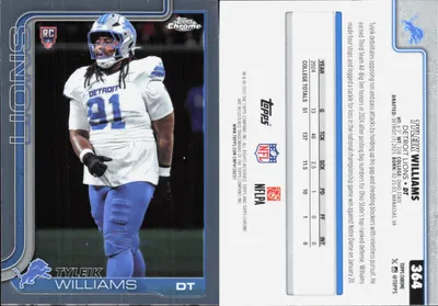 Tyleik Williams 2025 Topps Chrome