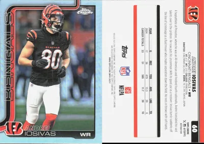 Andrei Iosivas — 2025 Topps Chrome Refractor