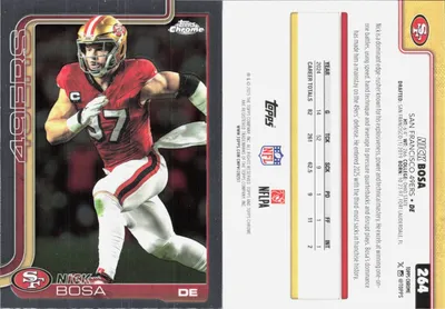 Nick Bosa 2025 Topps Chrome