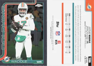Jaylen Waddle 2025 Topps Chrome