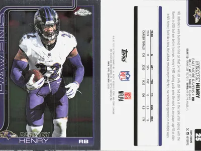 Derrick Henry 2025 Topps Chrome