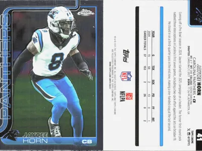 Jaycee Horn 2025 Topps Chrome