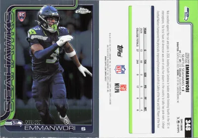 Nick Emmanwori 2025 Topps Chrome