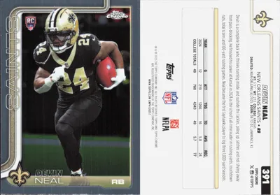 Devin Neal 2025 Topps Chrome