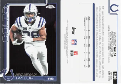 Jonathan Taylor 2025 Topps Chrome