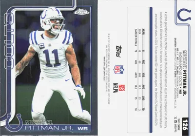 Michael Pittman Jr. 2025 Topps Chrome