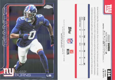 Brian Burns 2025 Topps Chrome