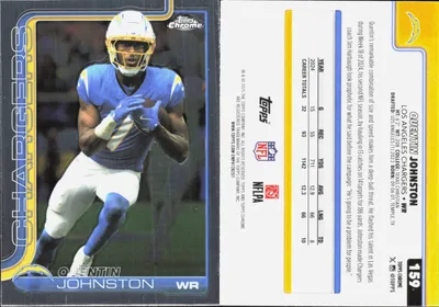 Quentin Johnston 2025 Topps Chrome