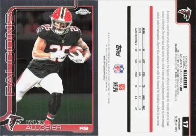 Tyler Allgeier 2025 Topps Chrome
