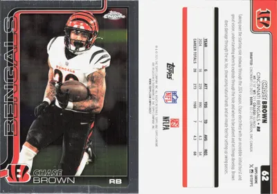 Chase Brown 2025 Topps Chrome