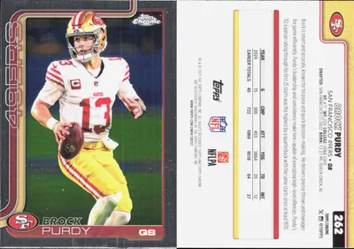 Brock Purdy 2025 Topps Chrome