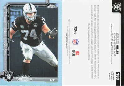 Kolton Miller — 2025 Topps Chrome Refractor