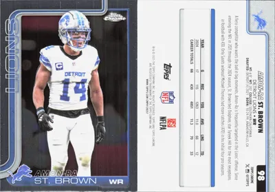 Amon-Ra St. Brown 2025 Topps Chrome