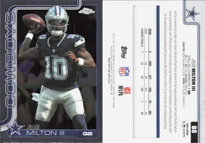 Joe Milton III card