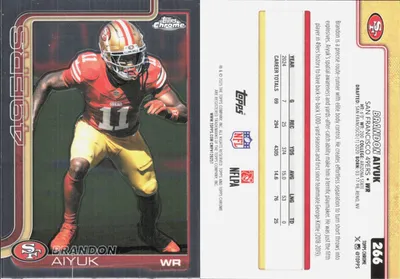 Brandon Aiyuk 2025 Topps Chrome