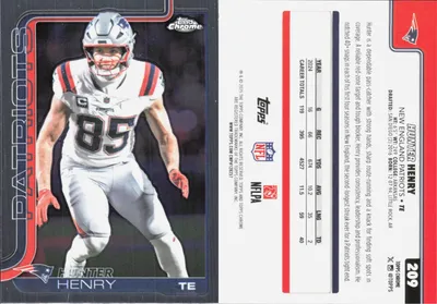 Hunter Henry 2025 Topps Chrome