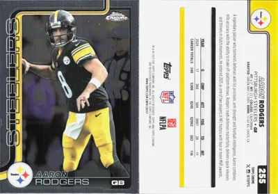 Aaron Rodgers 2025 Topps Chrome