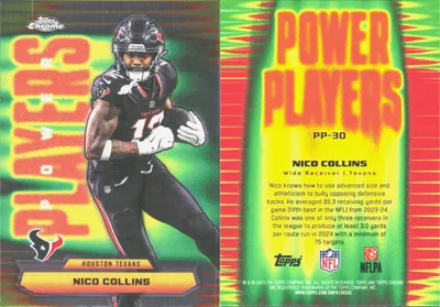 Nico Collins 2025 Topps Chrome