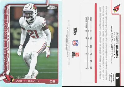 Garrett Williams — 2025 Topps Chrome Refractor