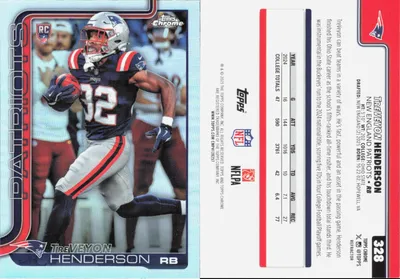 Treveyion Henderson — 2025 Topps Chrome Refractor