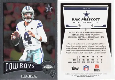 Dak Prescott 2025 Topps Chrome